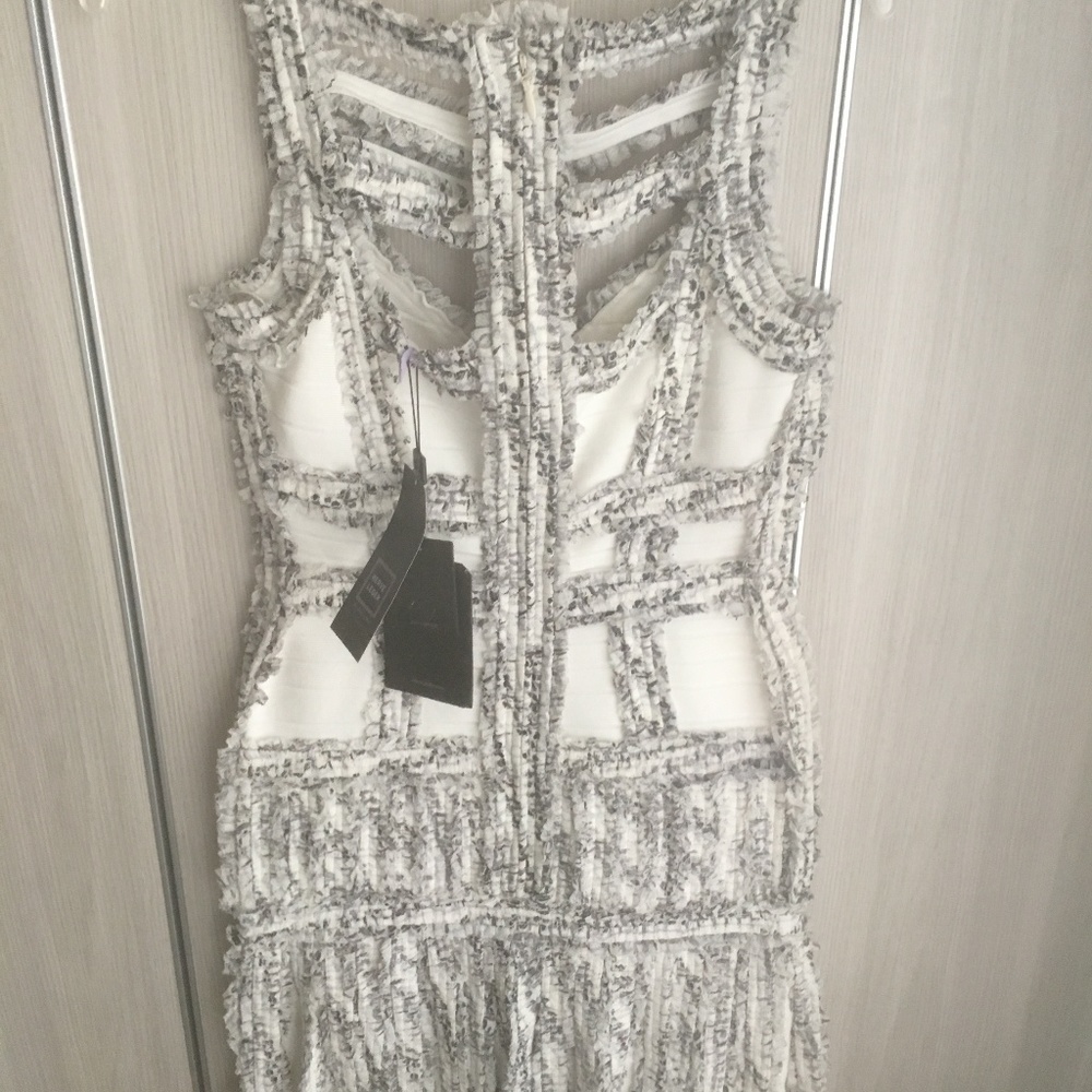 Herve Leger "Joseline" Fringe Bandage Dress -NWT - Picture 4 of 8